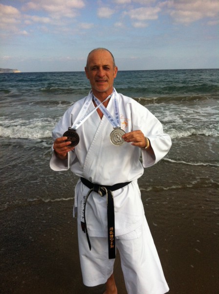 Dieter Ebner wird Vize-Meister Karate-Weltmeisterschaft 2013 auf Kreta