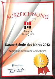 Auszeichnung 2012